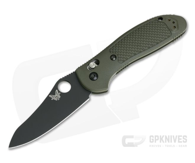 Benchmade 550BKOD-S30V Olive Drab Griptilian Sheepsfoot Black Plain - BM-550BKOD-S30V