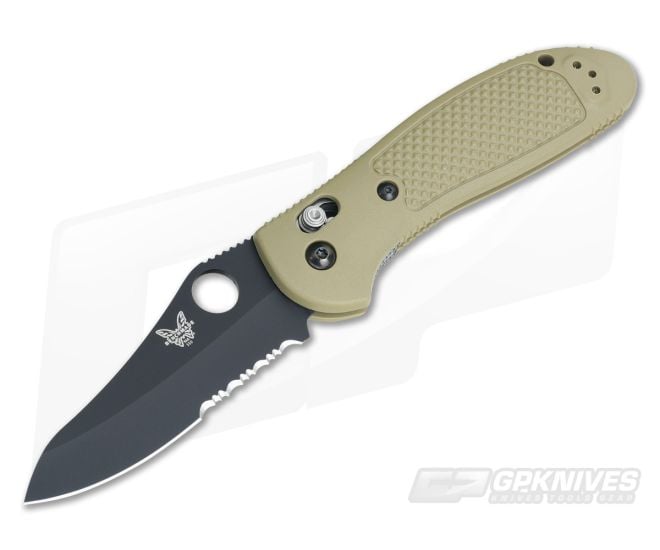Benchmade 550 Griptilian HG Sand Serrated - BM-550SBKHGSN