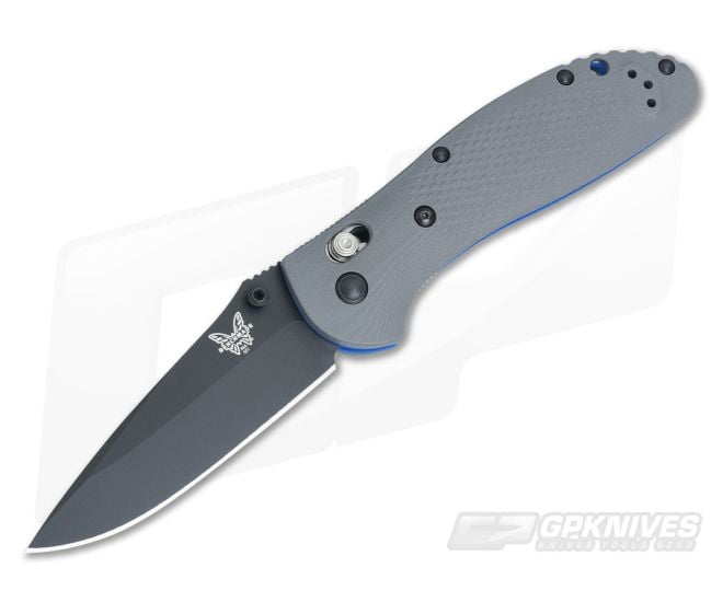 Benchmade G10 Griptilian 551BK-1 Plain BK1 Coated CPM-20CV - BM-551BK-1
