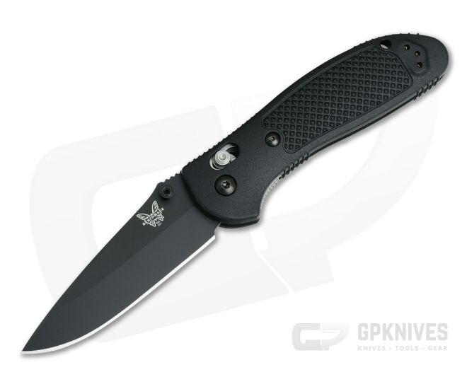 Benchmade 551BK-S30V Griptilian Drop Point Black Plain - BM-551BK-S30V