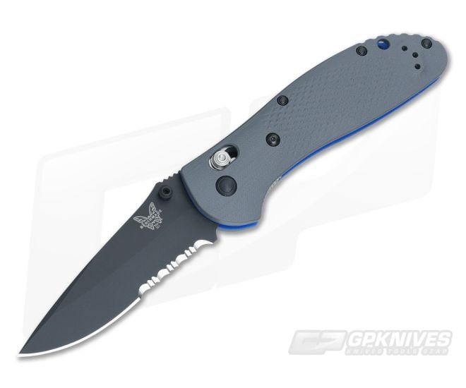 Benchmade G10 Griptilian 551SBK-1 Serrated BK1 Coated CPM-20CV - BM-551SBK-1