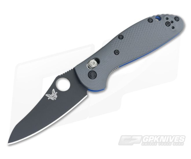 Benchmade 555BK-1 Mini Griptilian G10 Black Plain CPM-20CV - BM-555BK-1