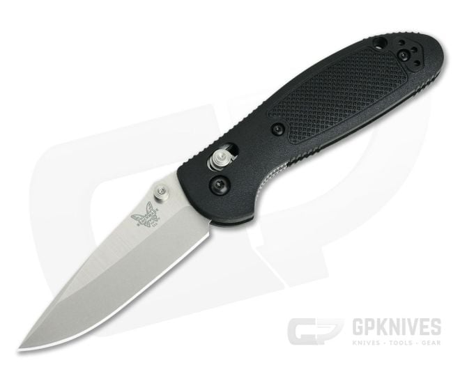 Benchmade 556-S30V Mini Griptilian Drop Point Satin Plain - BM-556-S30V