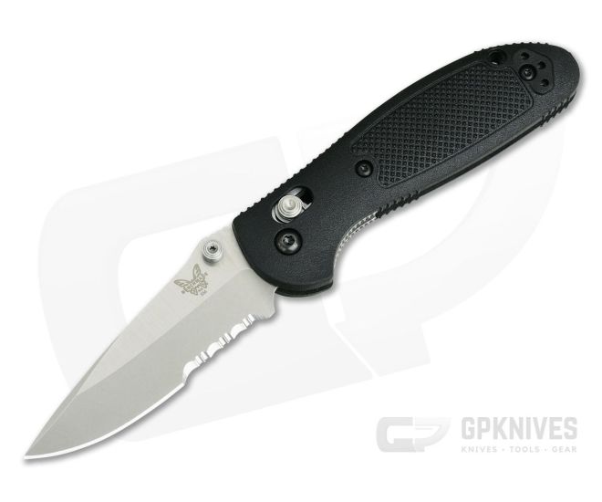 Benchmade 556S-S30V Mini Griptilian Drop Point Satin Serrated - BM-556S-S30V