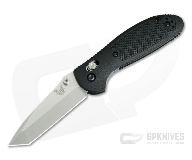 Benchmade 557-S30V Mini Griptilian Tanto Point Satin Plain - BM-557-S30V