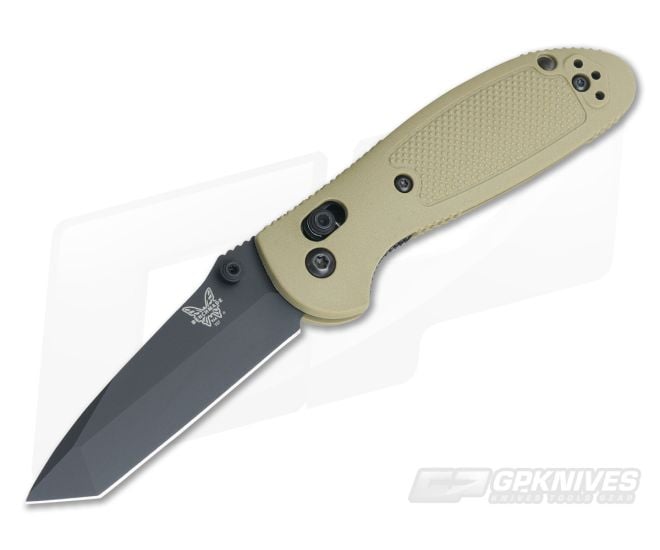 Benchmade 557 Mini-Griptilian Tanto Sand Plain - BM-557BKSN