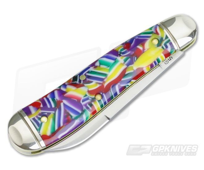 NO GUARD OKEY Noguardoll レア 新品 Northfield Cutlery #56 Bird Dog Mardi Gras Acrylic by GEC Knife