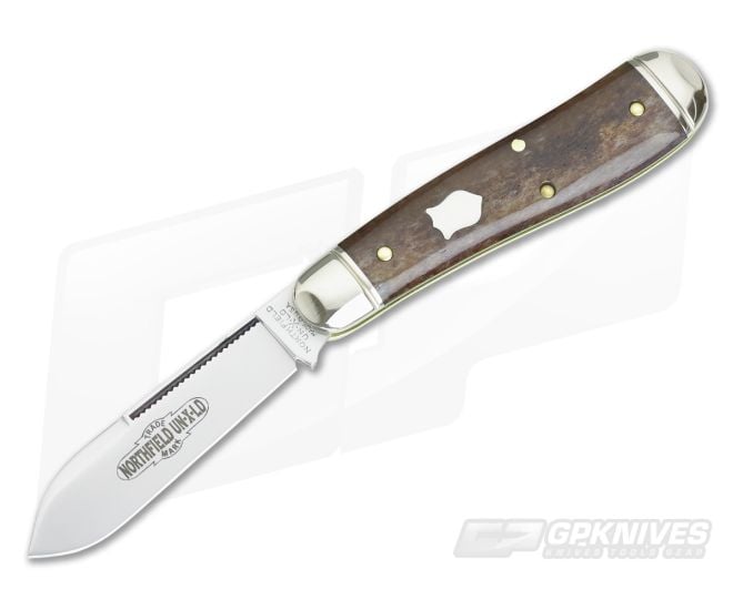 Northfield Cutlery #56 Bird Dog Smooth Appaloosa Bone - GEC-562118-SAB