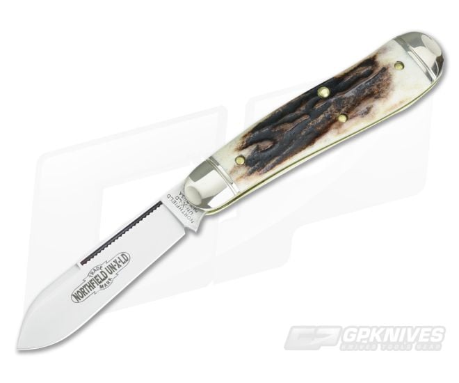 Northfield Cutlery #56 Bird Dog Sambar Stag #1 - GEC-562118-SS-1