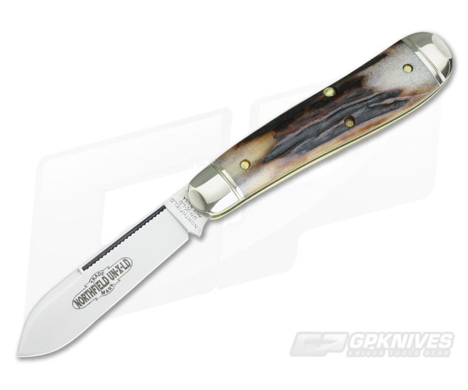 Northfield Cutlery #56 Bird Dog Sambar Stag #2 - GEC-562118-SS-2