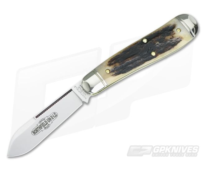Northfield Cutlery #56 Bird Dog Sambar Stag #5 - GEC-562118-SS-5