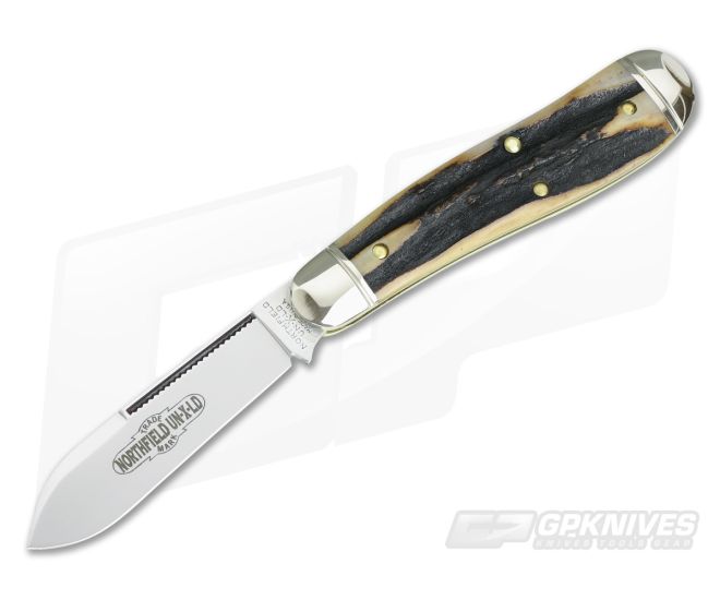 Northfield Cutlery #56 Bird Dog Sambar Stag #8 - GEC-562118-SS-8