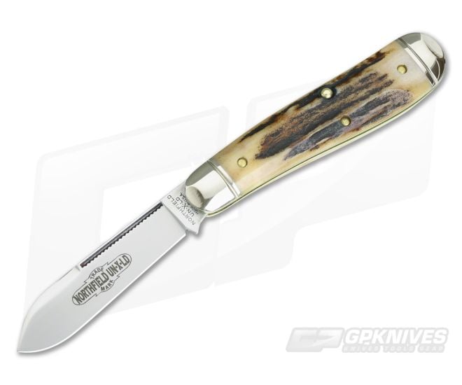 Northfield Cutlery #56 Bird Dog Sambar Stag #9 - GEC-562118-SS-9