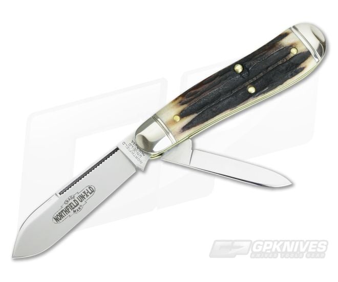 Northfield UN-X-LD #56 Bird Dog 2 Blade Sambar Stag #4 - GEC-562218-SS-4