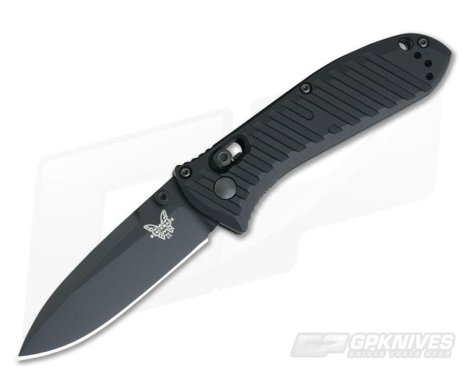Benchmade 575BK Mini Presidio II Manual AXIS Lock Black Plain CPM-S30V - BM-575BK