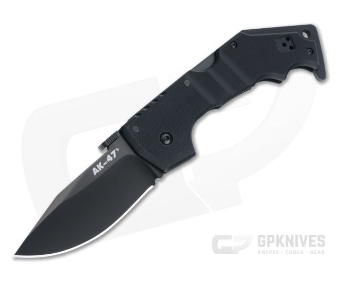 Cold Steel AK-47 All Black CPM-S35VN Tri-Ad Lock Folding Knife 58M - CS-58M