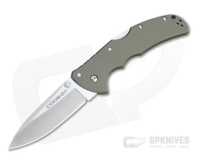 Cold Steel Code 4 Spear Point Satin S35VN Gunmetal Gray Aluminum Folder 58PS - CS-58PS