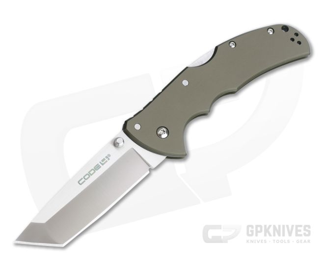 Cold Steel Code 4 Tanto Satin S35VN Gunmetal Gray Folder 58PT - CS-58PT