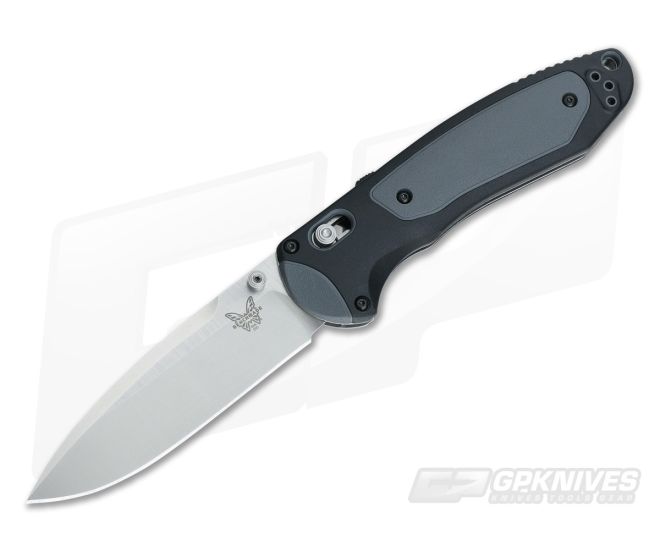 Benchmade 590 Boost Assisted AXIS Lock Satin Plain CPM-S30V - BM-590