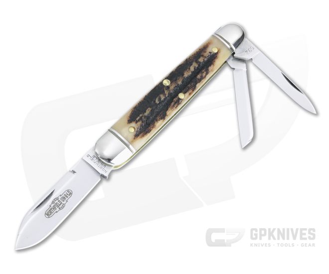 Northfield UN-X-LD #59 Shaffer Farm Whittler Slip Joint Sambar Stag Folder 592322 - GEC-592322-SS-05