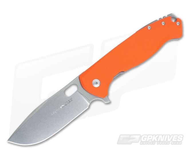 Viper Fortis Flipper Orange G10 Stonewashed V5952GO - VK-V5952GO