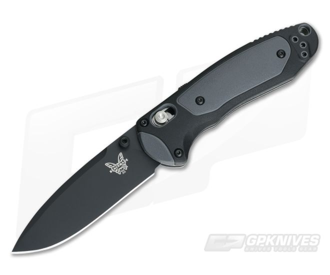 Benchmade 595BK Mini Boost AXIS Assisted Black Plain S30V - BM-595BK