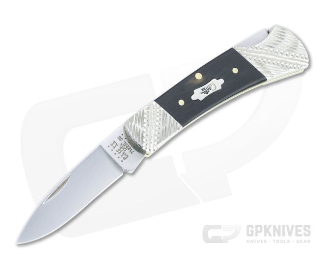 Case Lockback Worked Bolsters Smooth Ebony Wood Back Lock Folder 59672 - CA-59672