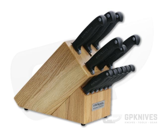 Cold Steel Kitchen Classics 13-Piece with Wood Block 59KSSET - CS-59KSSET