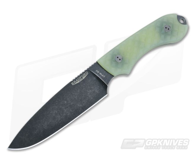 Bradford Knives Guardian5 Ghost Flat Ground Nimbus 3V - BK-5FH-007N