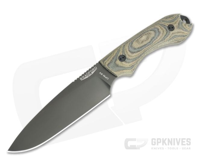Bradford Guardian5 Sabre Ground DLC 3V 3D Camo Canvas Micarta Fixed Blade - BK-5S-109B-3V
