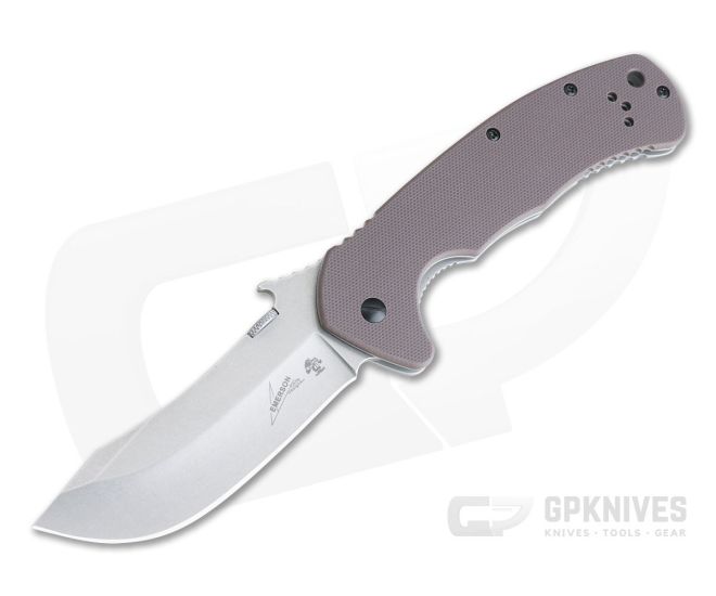 Kershaw Emerson CQC-11K D2 Steel Skinner Brown Frame Lock 6031D2 - KS-6031D2