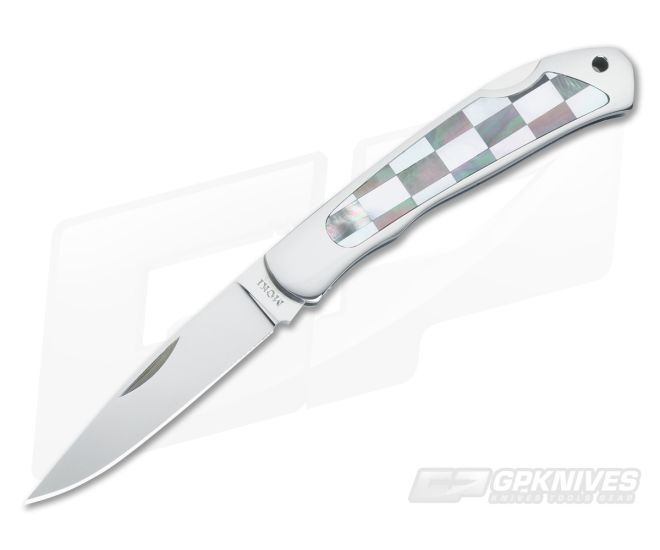 Moki Lockback Checkered Pearl - MK-610EF