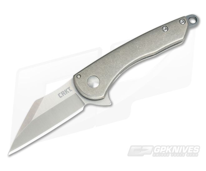 CRKT Jettison Compact Titanium Flipper Robert Carter 6120 - CRKT-6120