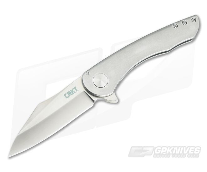 CRKT Jettison Stainless Flipper Robert Carter 6130 - CRKT-6130