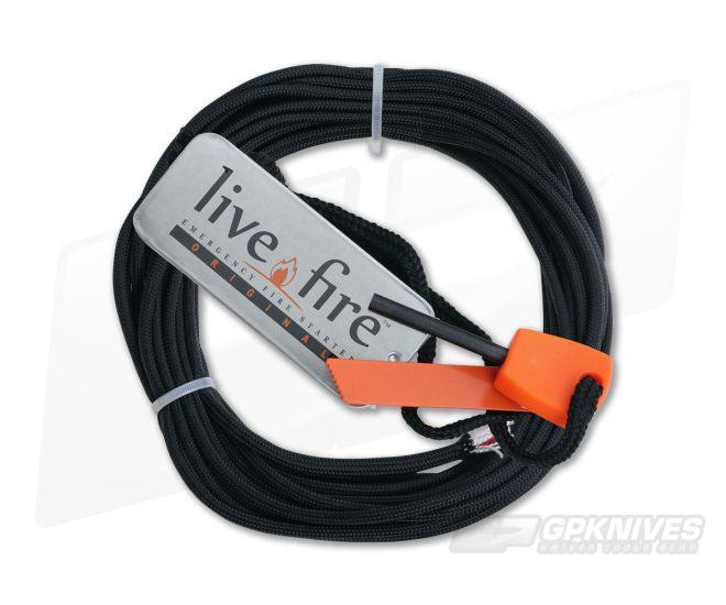 Live Fire Gear Ring O Fire Black FireCord - LF-62
