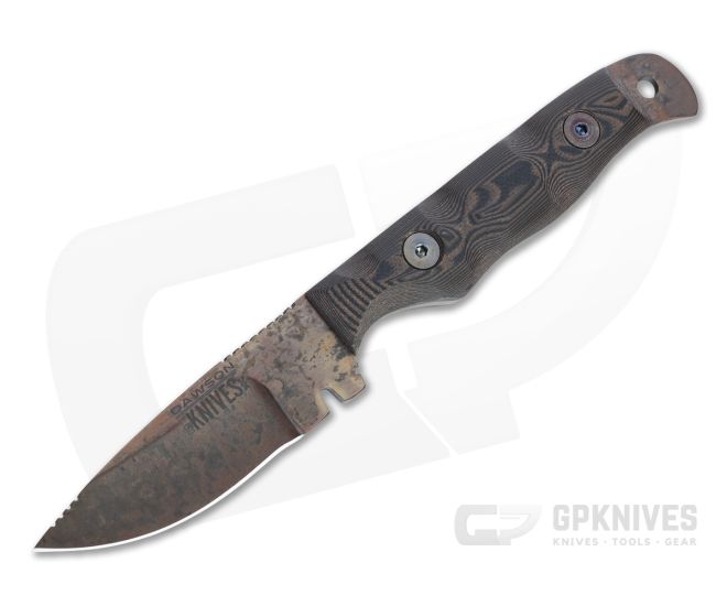 Dawson Knives Handyman Arizona Copper 3V Orange/Black G10 Fixed Blade - DK-63882