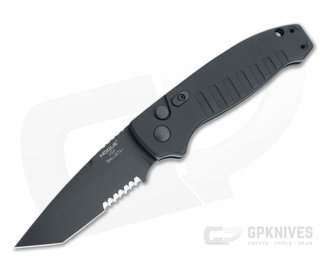 Hogue Ballista I Black Tanto Serrated - HO-64120