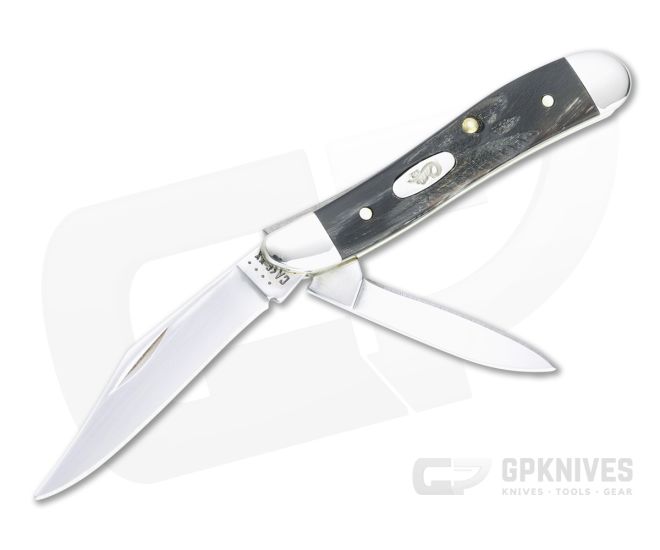 Case Peanut Jigged Buffalo Horn Slip Joint 65014 - CA-65014