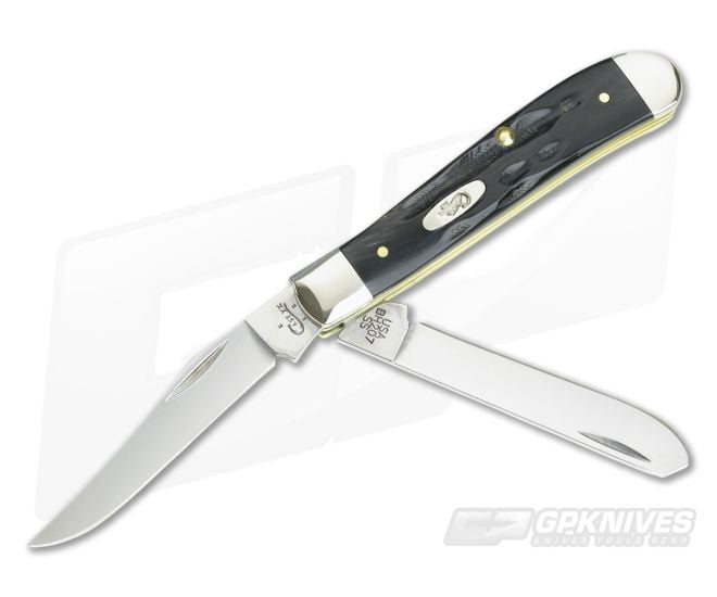 Case Mini Trapper Jigged Buffalo Horn - CA-65016