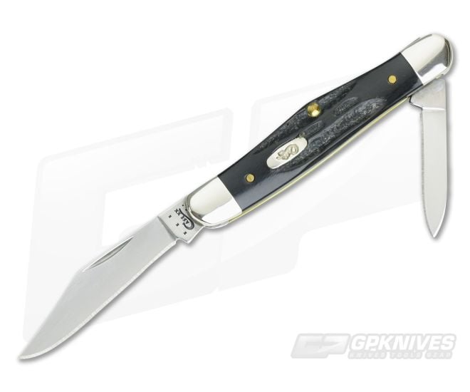 Case Half Whittler Jigged Buffalo Horn - CA-65018