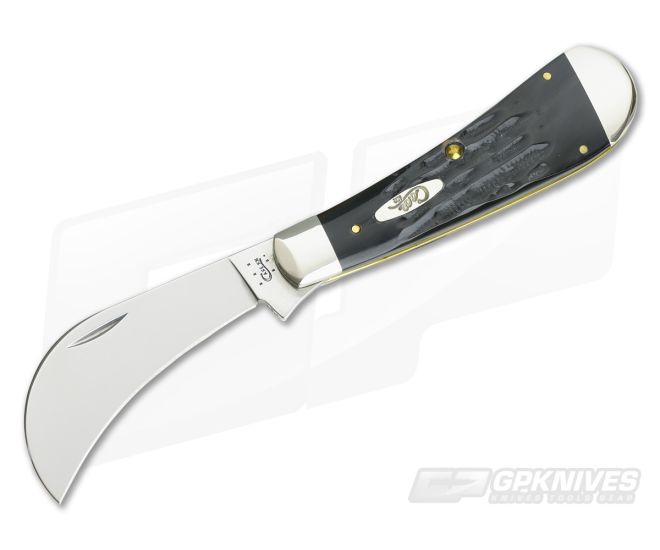 Case Hawkbill Pruner Jigged Buffalo Horn - CA-65021