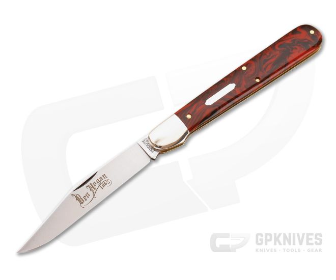 Tidioute Cutlery #65 Ben Hogan 1865 Red River Acrylic Clip Point - GEC-651115-RRA