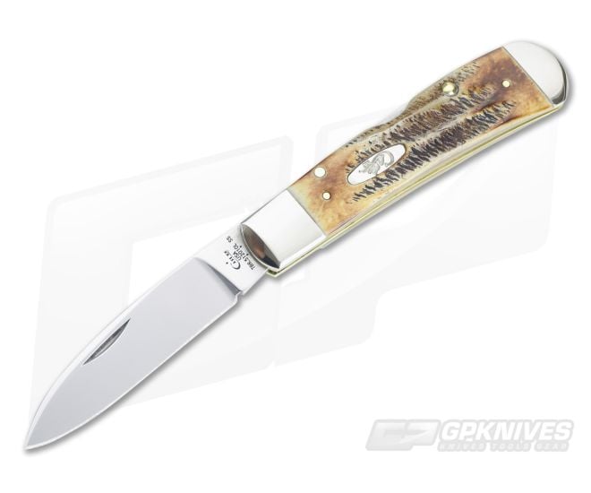 Case Tribal Lock Bone Stag Back Lock 65312 - CA-65312