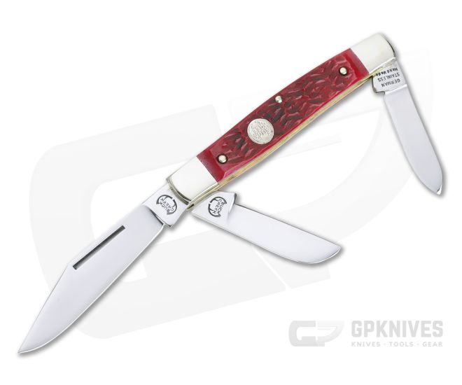 Buck Creek Big Diamond Back Red Pick Bone Slip Joint 659RPB - BC-659RPB