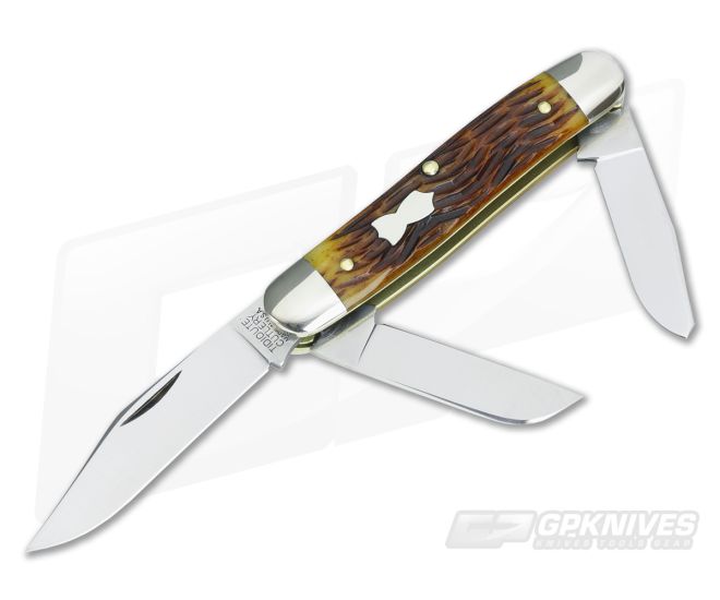 Tidioute Cutlery #66 Calf Roper Antique Autumn Bone - GEC-661317-AAJB