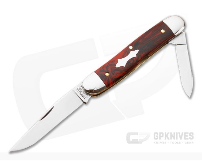 Tidioute Cutlery #66 Calf Roper Slim Red River Acrylic - GEC-668214-RRA