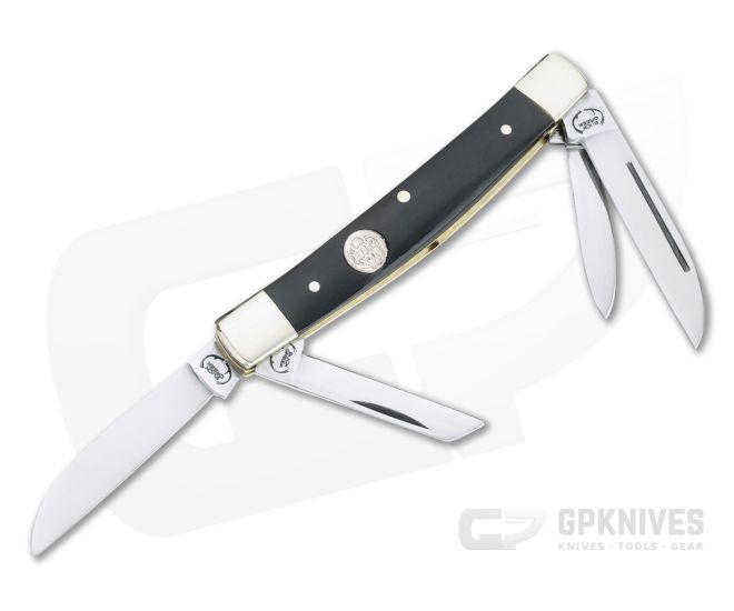 Buck Creek Little Bear & Bull Buffalo Horn Slip Joint 6682BH - BC-6682BH