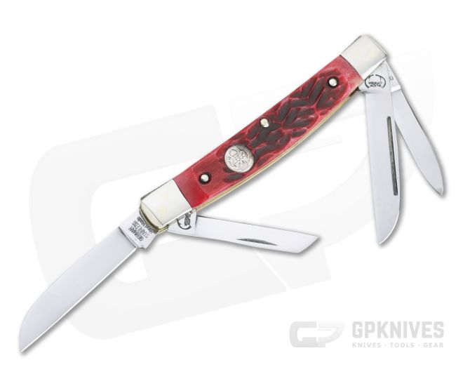 Buck Creek Little Bear & Bull Red Pick Bone Slip Joint 6682RPB - BC-6682RPB