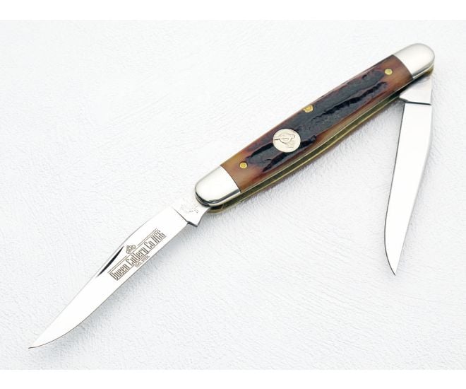Queen Amber Stag Bone Muskrat - QN-66ACSB