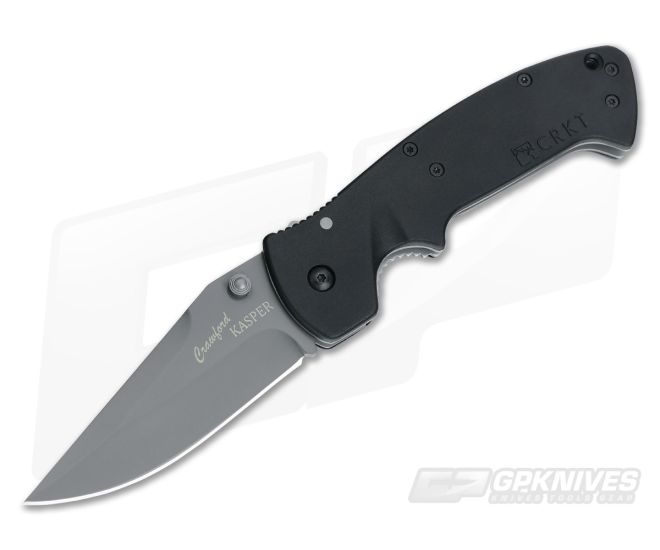 CRKT Crawford Kasper Gray Folder Zytel Handle - CRKT-6773Z